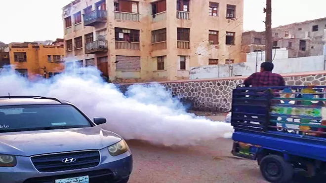 ​استمرار حملة الرش الضبابي للوقاية من الأمراض بعدن